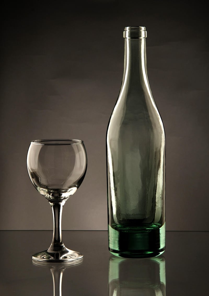 Upcycled Glass Bottle Art